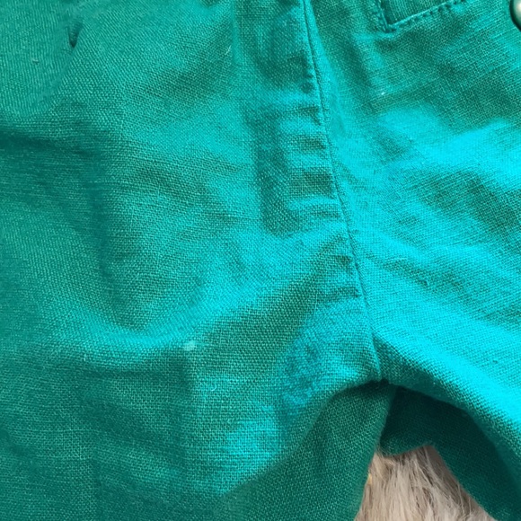 Crew Cuts size 5 shorts with ridged detail. Emerald green color side pockets.*1 - Picture 7 of 10